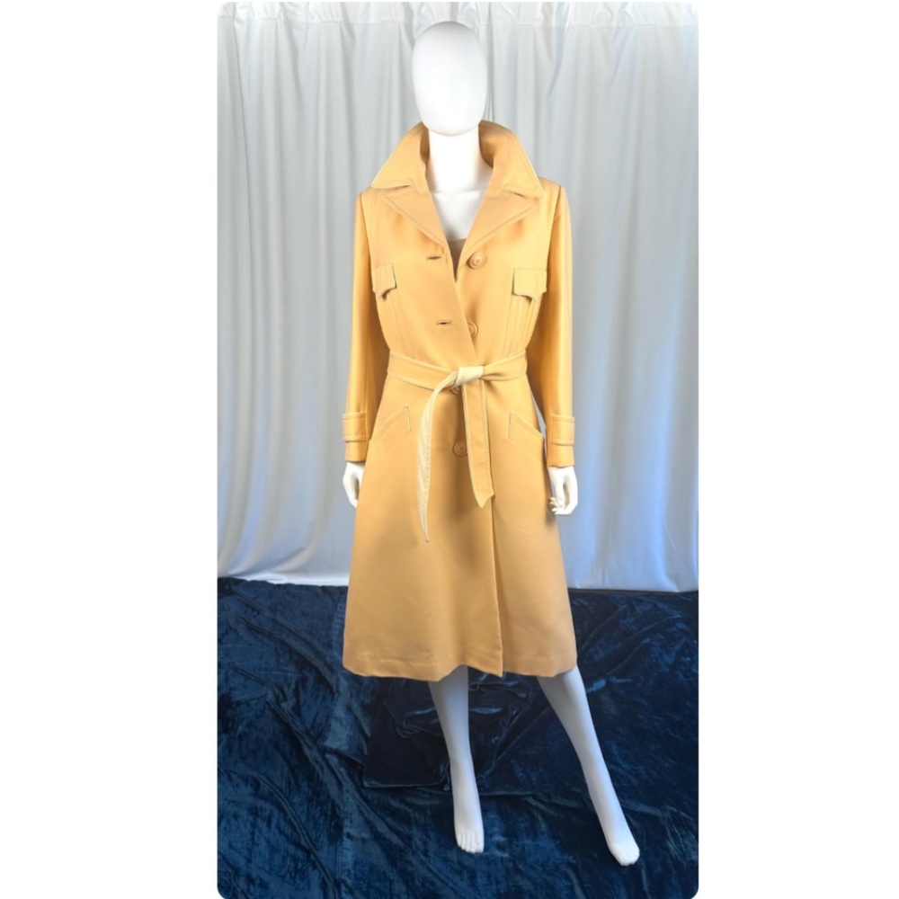 Vintage MCM ‘Monteselli by Primrose of Toronto’ Virgin Wool Trench - M/L
